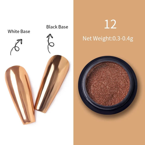 Superbright Metallic Glitter Powder for Nail Art