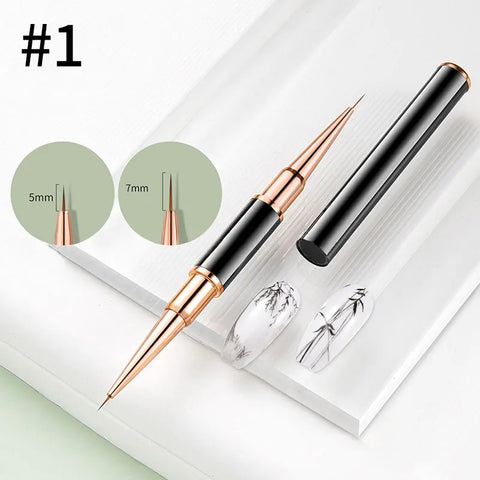 BORN PRETTY Nail Liner Brush Set for Artistic Nail Designs