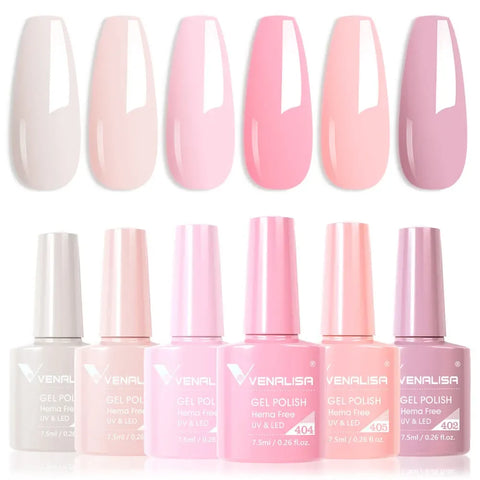 Venalisa VIP5 HEMA FREE Jelly Pink Nude Collection Nail Gel Polish