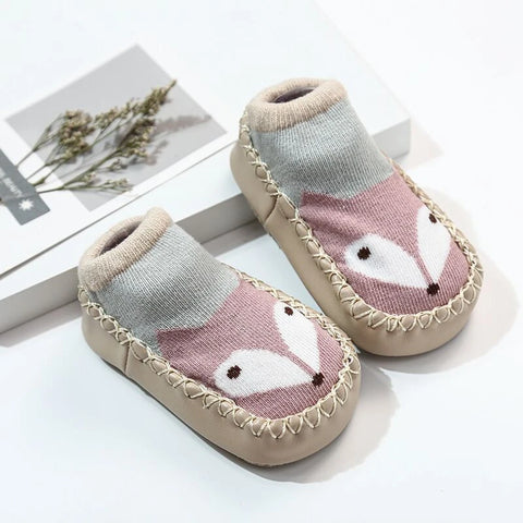 Baby Socks Slippers with Rubber Soles