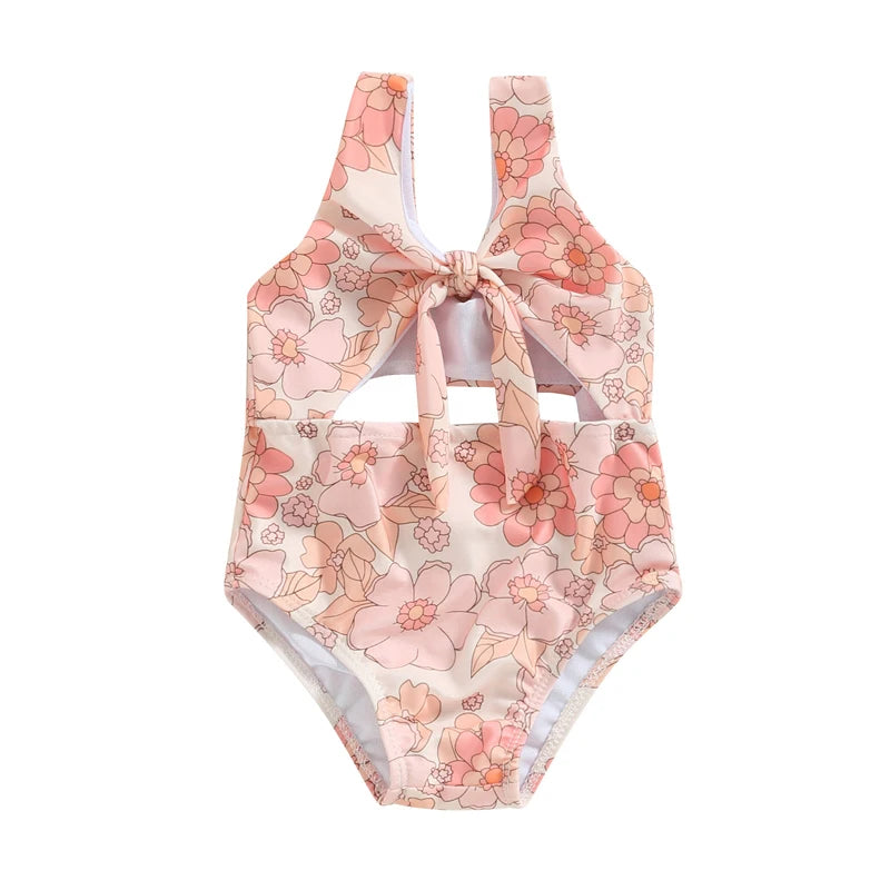 Tregren Peuter Baby Meisjes Bloemen Schelp Print Badkleding