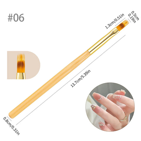 BORN PRETTY Nail Liner Brush Set for Artistic Nail Designs