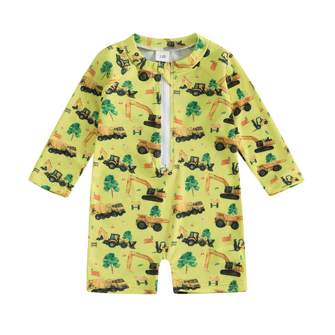 Tregren Kids Boys Rash Guard Swimsuit
