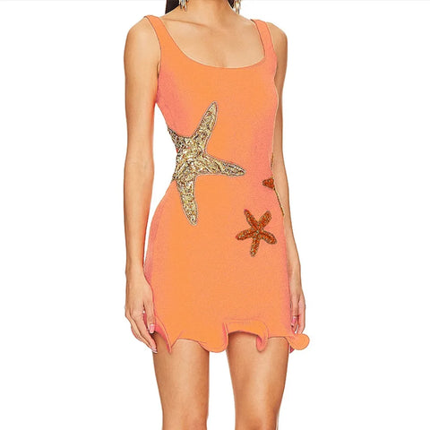 Hirigin Sparkling Sequined Women's Mini Dress