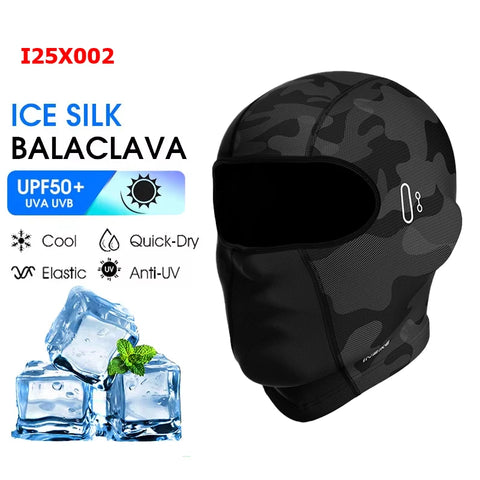 INBIKE Zomerfiets-koelmasker - UV-blokkerend racefietsmasker met Ice Silk-technologie