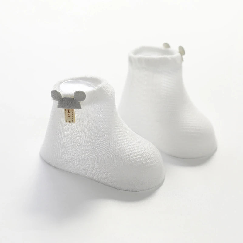 Cute Summer Mesh Ankle Socks for Kids