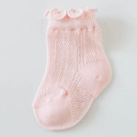 Floral Lace Baby Girl Socks