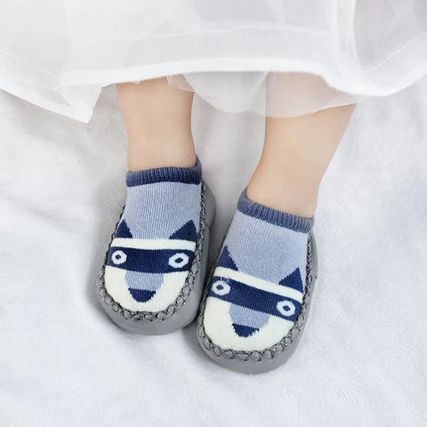 Baby Socks Slippers with Rubber Soles