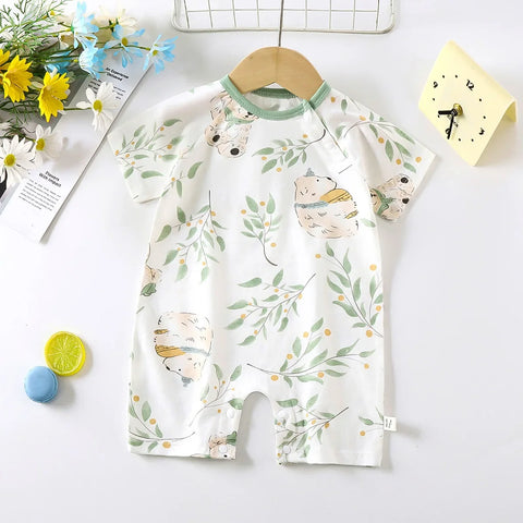 Cute Baby Cartoon Jumpsuit – Perfect for Summer Fun