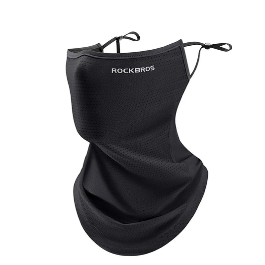 ROCKBROS Summer Ice Silk Mask - Anti-UV Quick-Drying Face Cover & Neck Protection