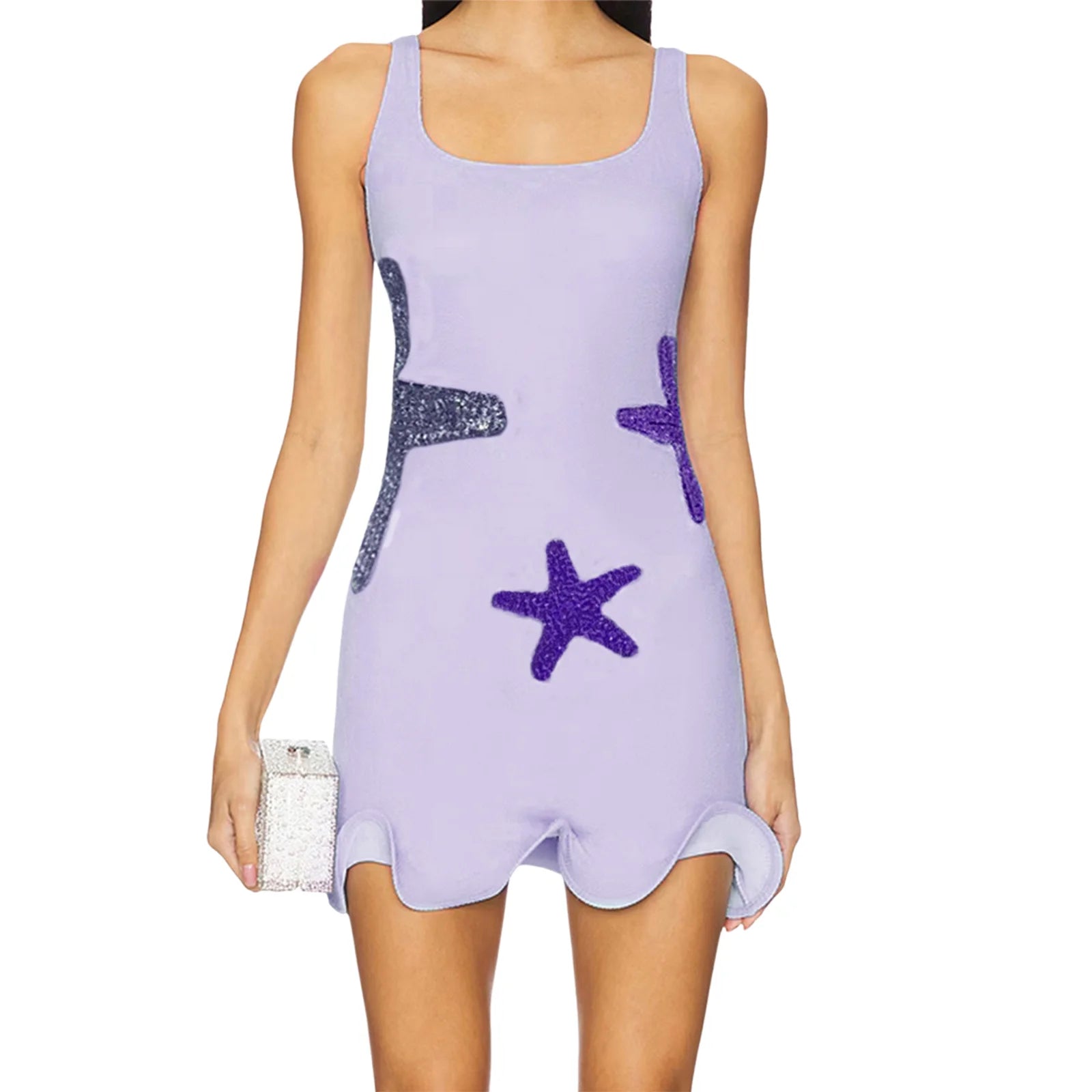 Hirigin Sparkling Sequined Women's Mini Dress