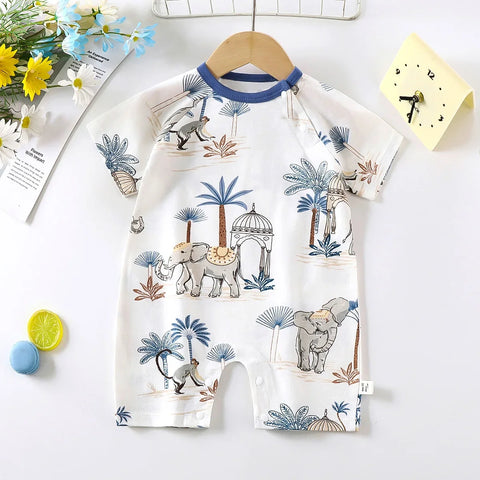 Cute Baby Cartoon Jumpsuit – Perfect for Summer Fun