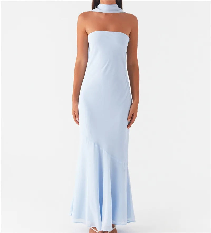 Hirigin Women's Floral Strapless Dress