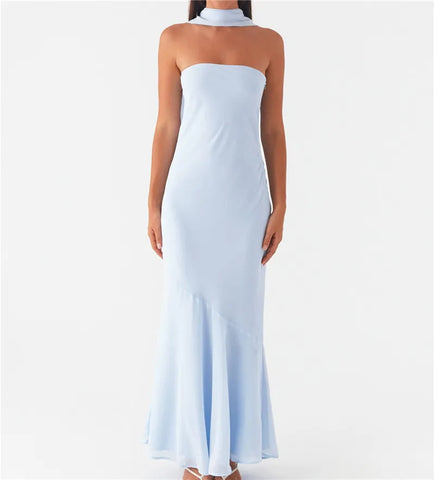 Hirigin Women's Floral Strapless Dress