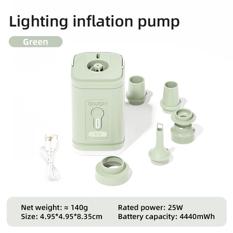 Portable Wireless Electric Air Pump for Inflatable Beds, Cushions, and More
