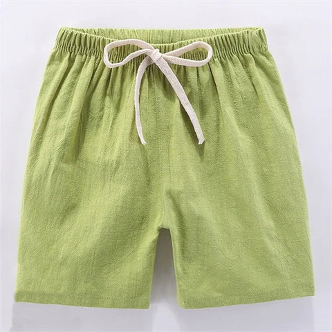 Lightweight Summer Kids Cotton Shorts
