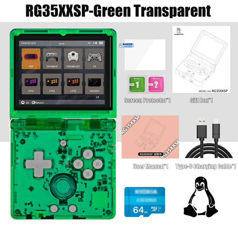 ANBERNIC RG35XXSP Flip Handheld Game Console