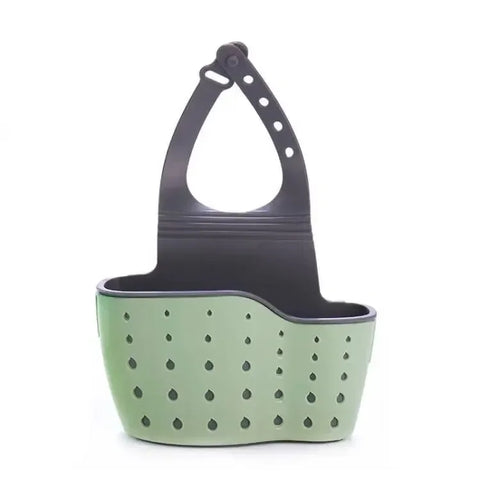 Home Storage Drain Basket - Verstelbare keukengootsteenhouder voor zeep en spons