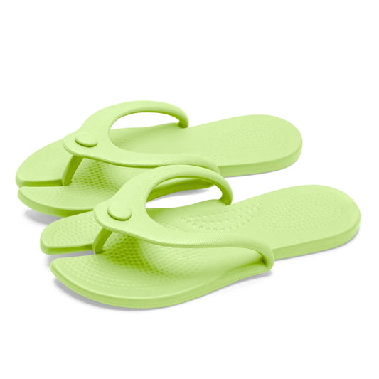 EVA Women Flip Flops - Foldable Detachable Beach Slippers