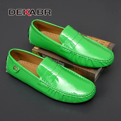 DEKABR Herren Freizeit-Slip-On-Schuhe 