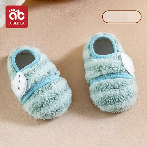 AIBEDILA Cartoon Baby Shoes for Winter