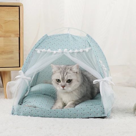 Gezellige tentmand voor katten in clamshell-stijl - perfect voor uw kat