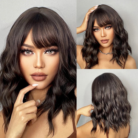 DropShipping EASIHAIR Long Blonde Ombre Synthetic Wigs for Women - Wavy High Density Cosplay Wig