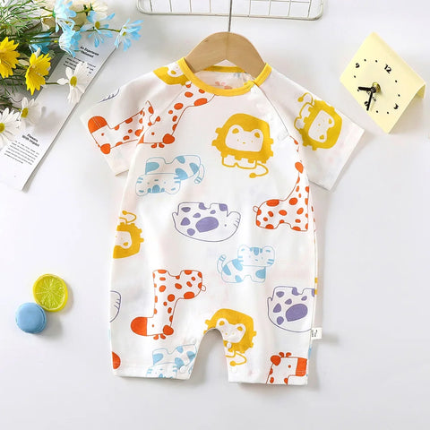 Cute Baby Cartoon Jumpsuit – Perfect for Summer Fun