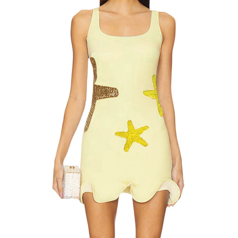Hirigin Sparkling Sequined Women's Mini Dress