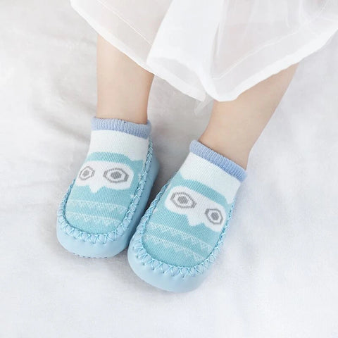 Baby Socks Slippers with Rubber Soles