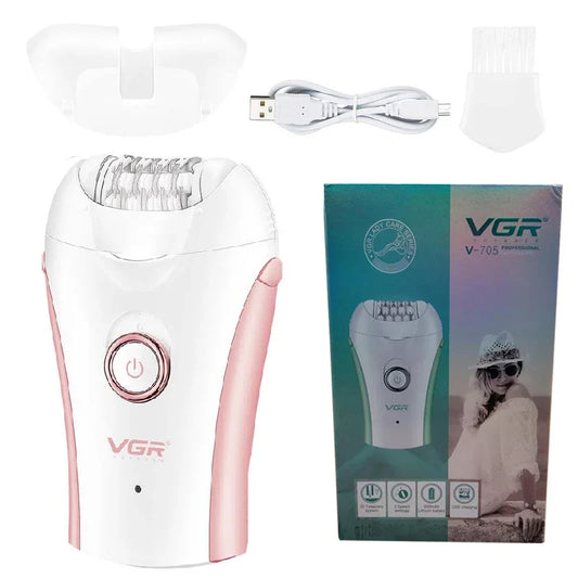 VGR Rechargeable Women Epilator for Smooth Skin