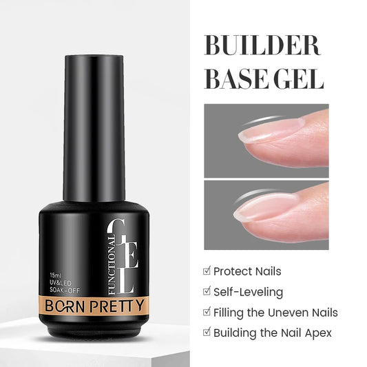 BORN PRETTY 15ml Function Gel Base Super Top Coat