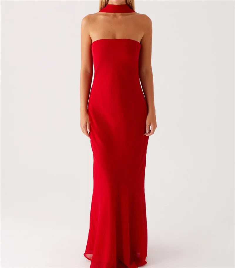 Hirigin Women's Floral Strapless Dress