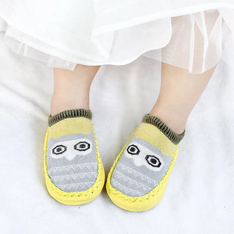 Baby Socks Slippers with Rubber Soles