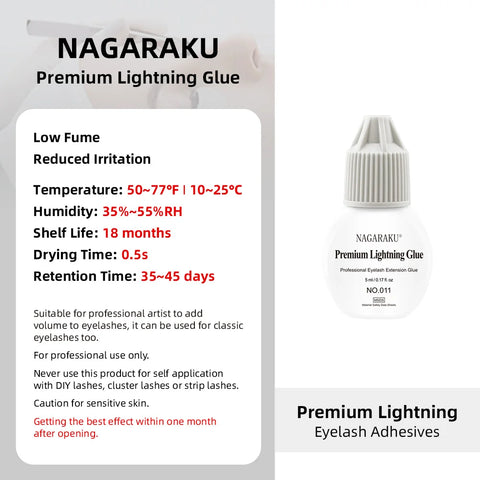 NAGARAKU Differente Glue for Lashes - Low Fume Eyelash Adhesive