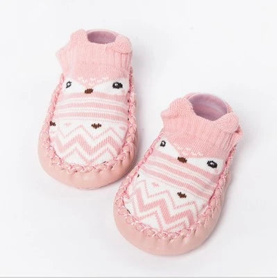 Baby Socks Slippers with Rubber Soles