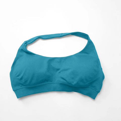 NCLAGEN Impact Sports Bra for Women - High Support Halter Top for Gym and Yoga