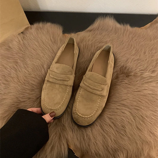 2025 Retro Women's Loafers - Comfortable Slip-On Shoes