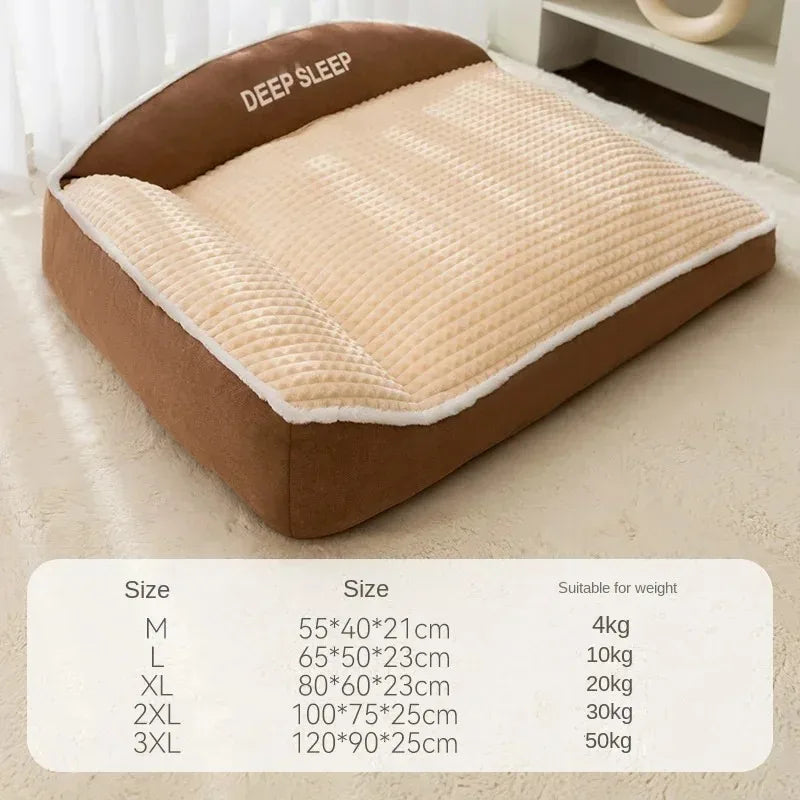 Cozy Pet Bed for Dogs and Cats – Perfect Winter Bedding for Small to Large Pets