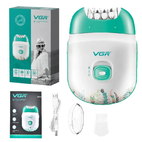 VGR Rechargeable Women Epilator for Smooth Skin