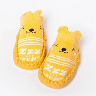 Baby Socks Slippers with Rubber Soles