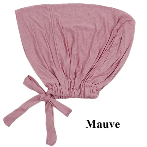 Soft Modal Muslim Turban Hat - Elegant Inner Hijab Caps for Women