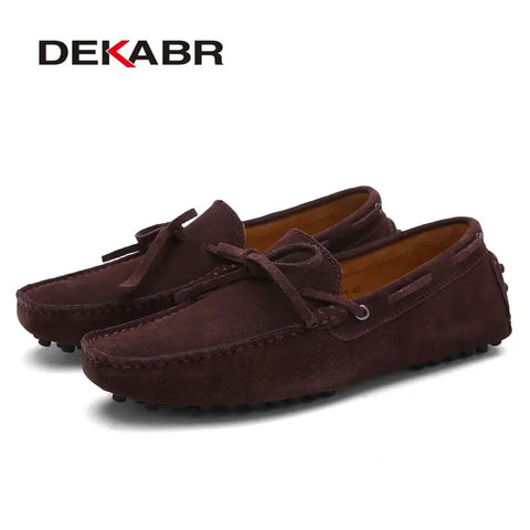 DEKABR Lässige Herrenschuhe aus echtem Leder 