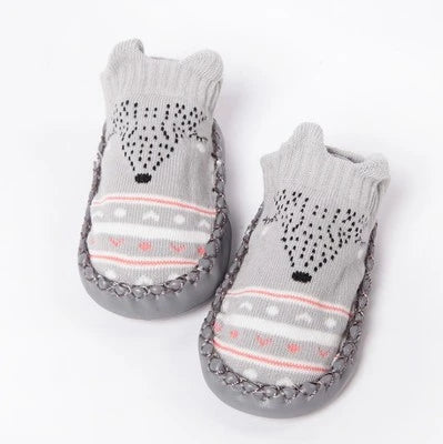 Baby Socks Slippers with Rubber Soles