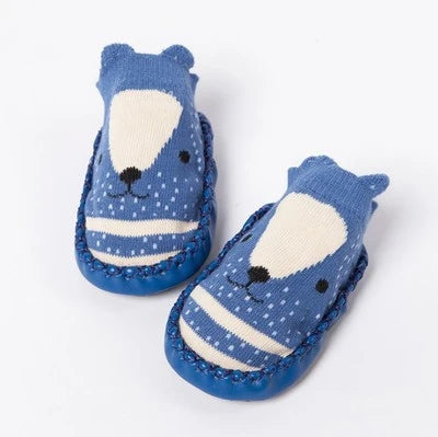 Baby Socks Slippers with Rubber Soles