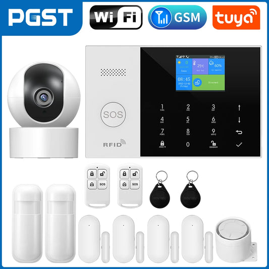 PGST Residential Tuya Smart GSM WiFi Alarm System