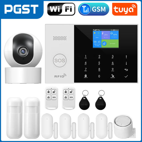 PGST Residential Tuya Smart GSM WiFi Alarm System