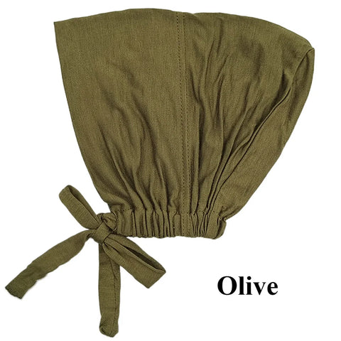 Soft Modal Muslim Turban Hat - Elegant Inner Hijab Caps for Women