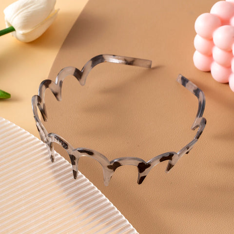 Korean Women Hair Comb Non-Slip Headband - U Shape Hair Hoops with Fixed Teeth