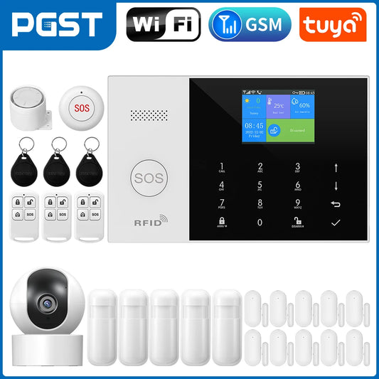 PGST Residential Tuya Smart GSM WiFi Alarm System